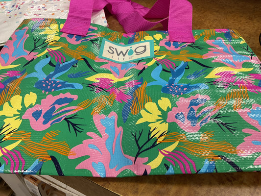 Swig Laminated Tote Tropical