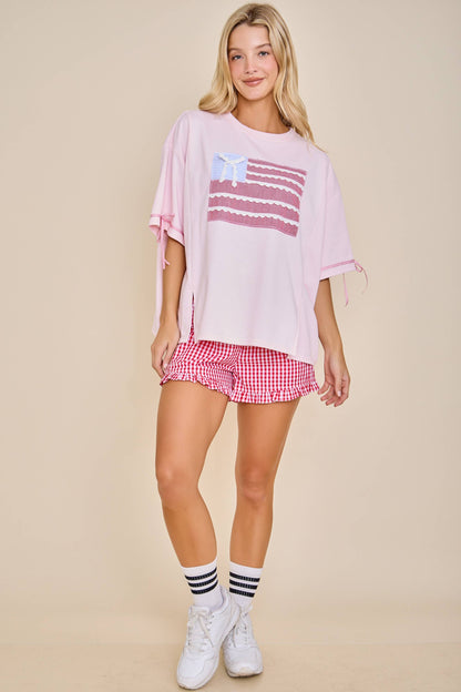 Patriotic Ribbon Top