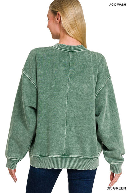 Acid Wash Pullover