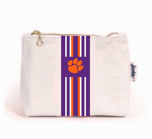 Small canvas pouch - Clemson