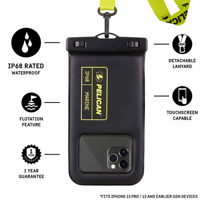 Pelican Marine Waterproof Floating Pouch - Phone Pouch