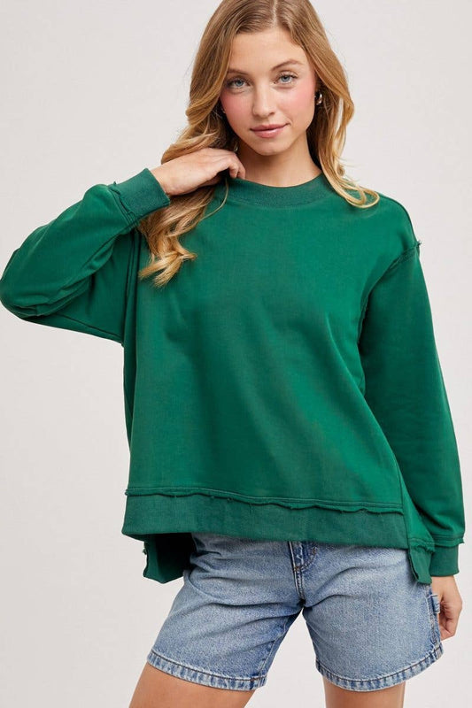 Crewneck Green Sweatshirt