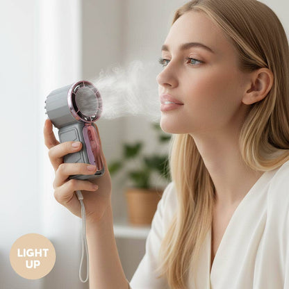 Digital Display Portable Handheld Mini Fan