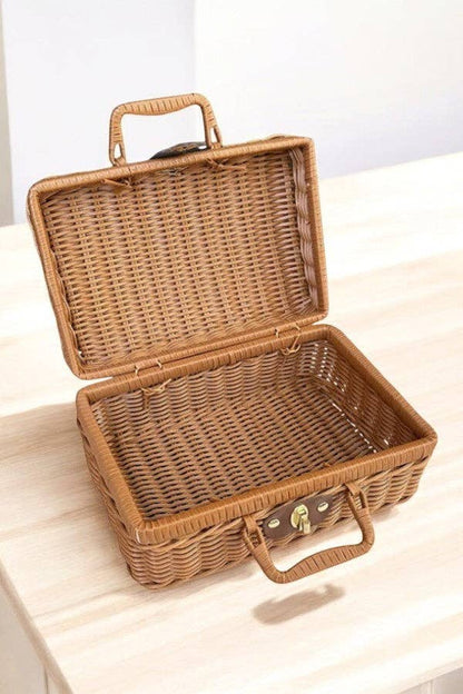 Lydia Rattan Woven Bag