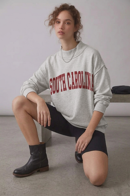 IT2594-SOUTHCAROLINA | Reversible Graphic Sweatshirt