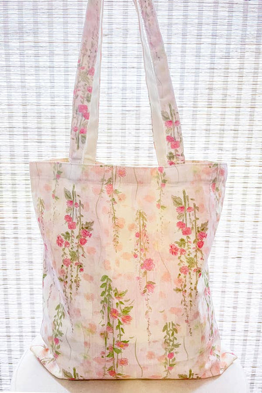 Mia Bow Floral Tote Bag
