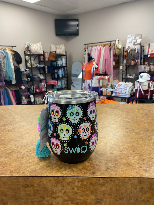 Swig Wine Cup Sugar Skulls