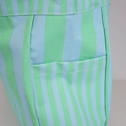 Caroline Durham Tote   Turquoise/Mint   18x13.5x6
