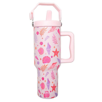 Beach Seashells Drink Tumbler