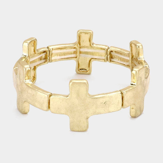 Cross Stretch Bracelet