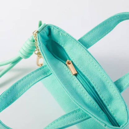 USA Mini Canvas Tote Bag Charm