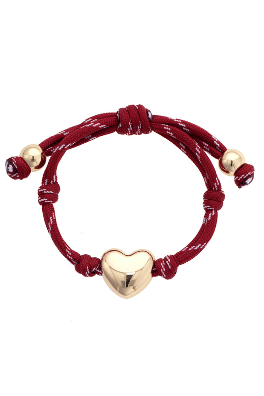 Blaine Puffy Heart Paracord Bracelet