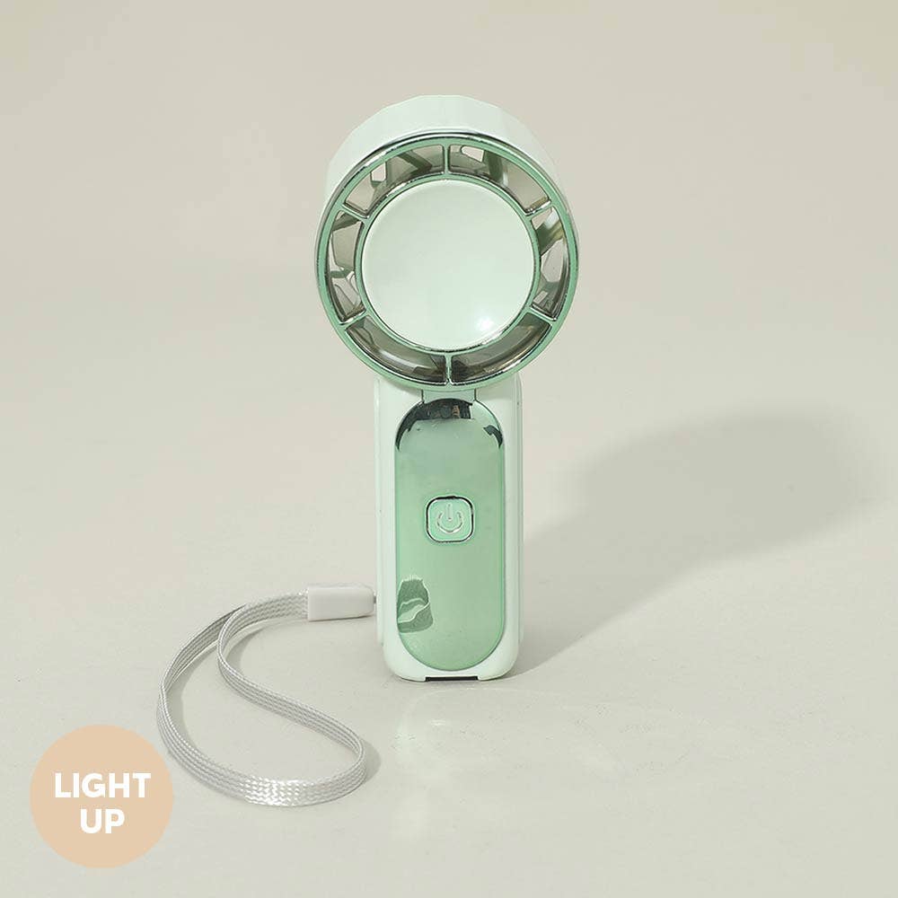 Digital Display Portable Handheld Mini Fan