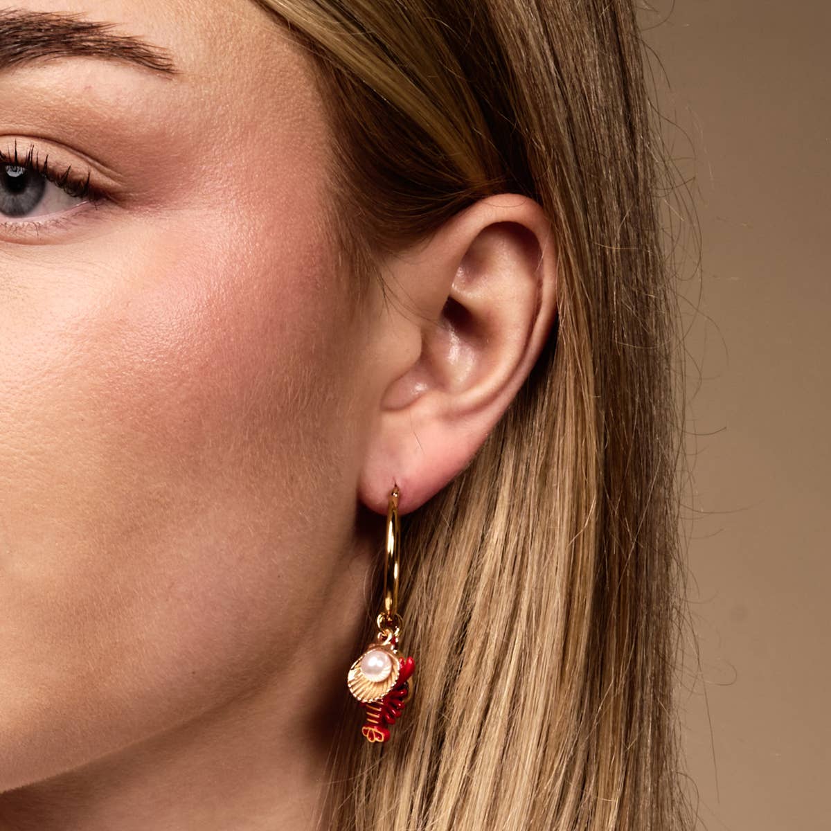 Signature Hoop Earrings–Under the Sea