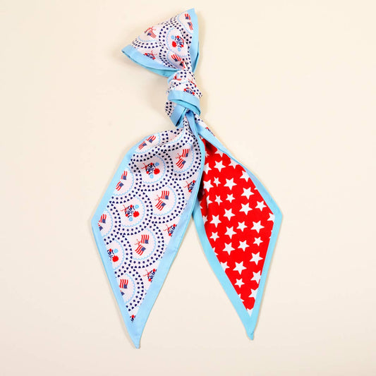 Twirl & Tie Scarf Accessory–All-American Darling