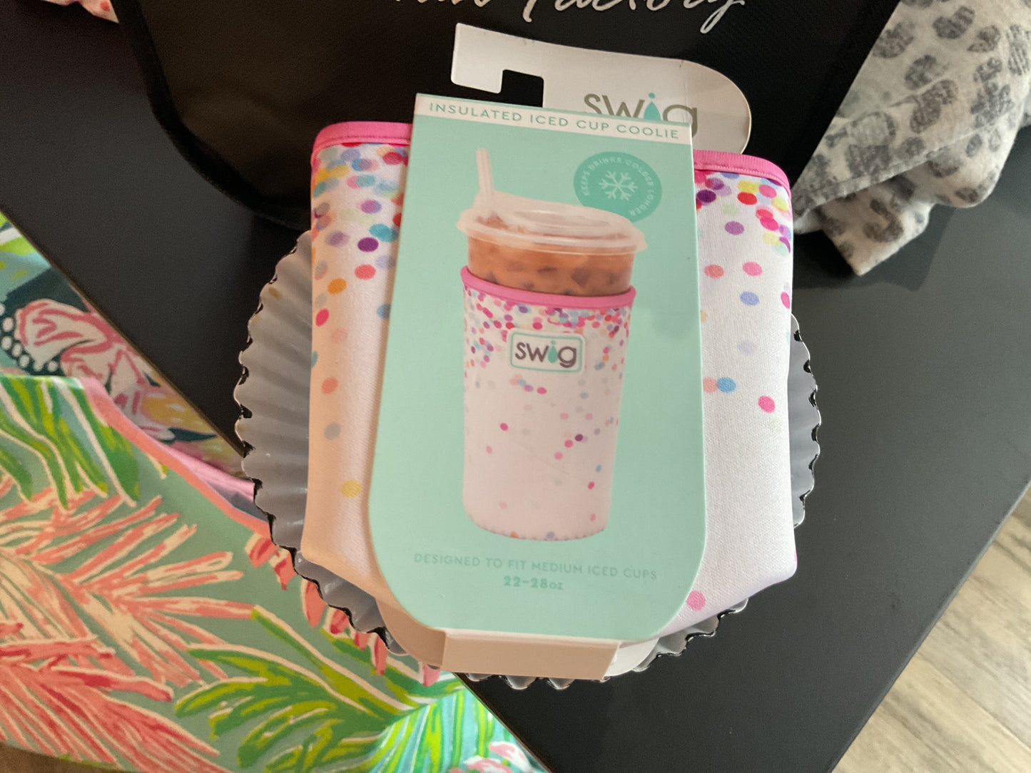 Swig Iced Cup Coolie Confetti