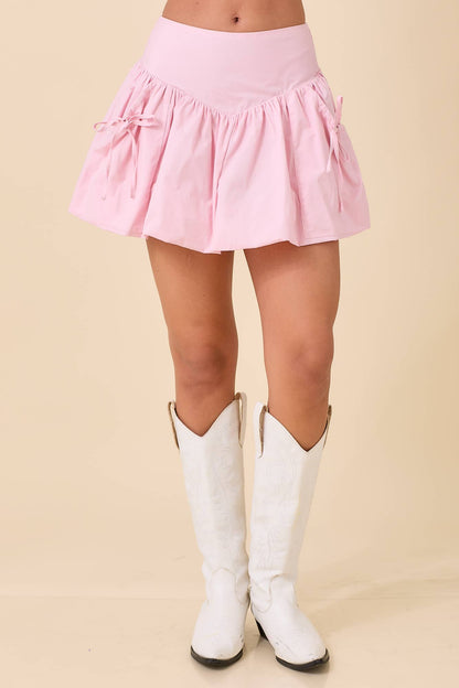 Pink Bubble Skort