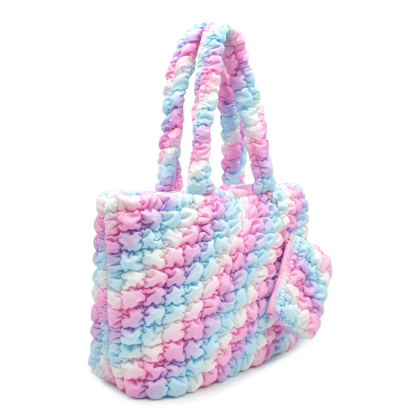 Quilted Tie Dye Tote Bag