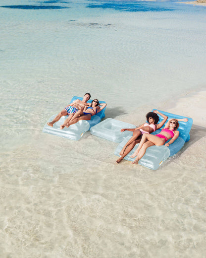 Blue Square Cooler Float Connector
