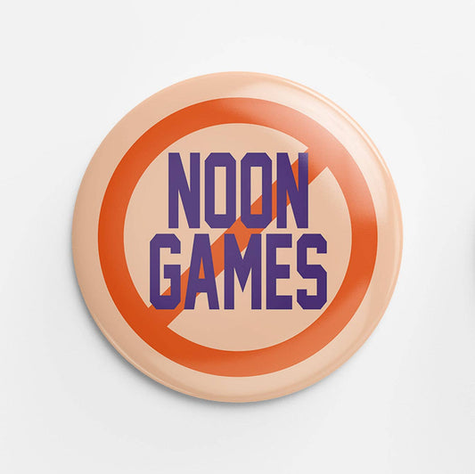 Noon Game Button Orange