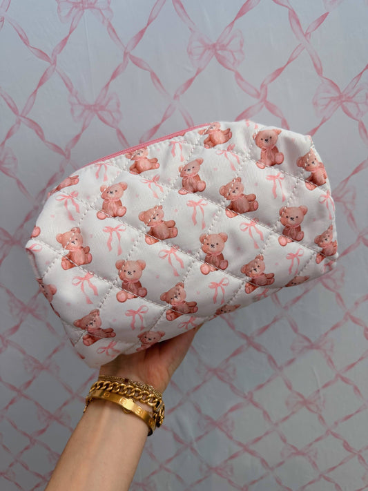 Bears & Bows Makeup Bag 