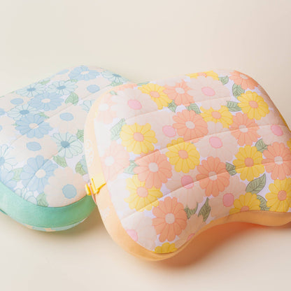 Ballast Beach Pillow-Daisy Craze Aqua