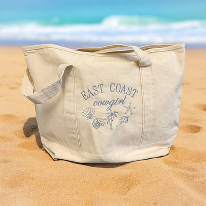 Coastal Cowgirl, Beach Bag, Coastal Gifts, Tote Bags