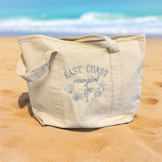 Coastal Cowgirl, Beach Bag, Coastal Gifts, Tote Bags