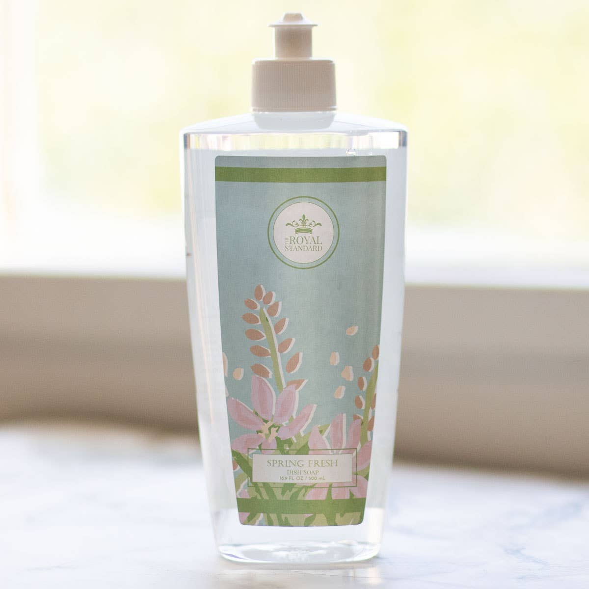 Spring Fresh Dish Soap   Linen Scented   16.9 oz