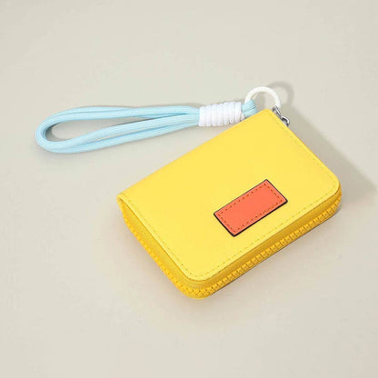 Compact Zip Around Mini Wallet