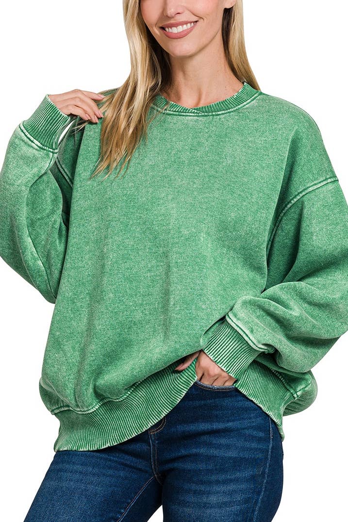 Acid Wash Pullover