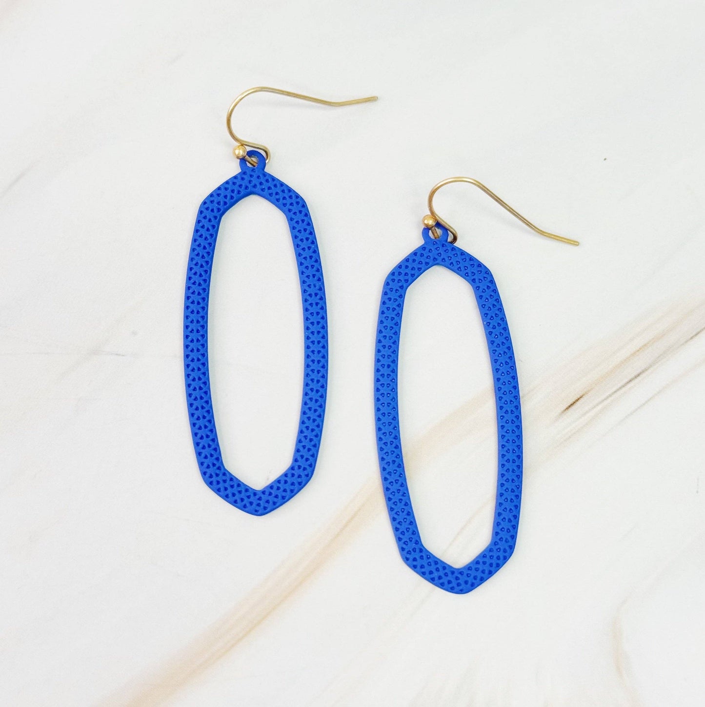 Gameday Oval Hoop Earrings