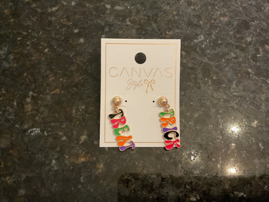 Trick or Treat Drop Earrings