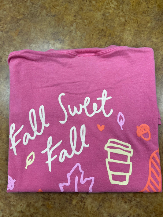 Fall Sweet Fall Pink Tee