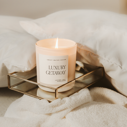 Luxury Getaway 15 oz Soy Candle, Matte Jar
