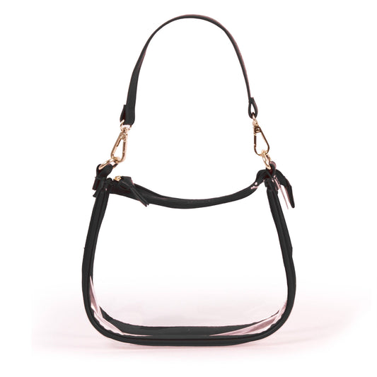 The Clara Clear Purse Black