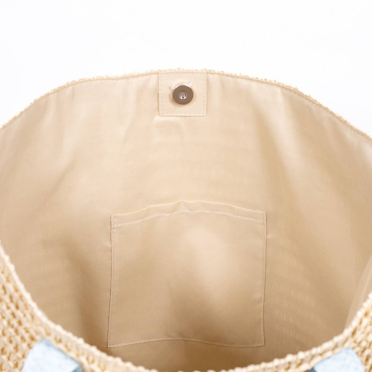 Brittney Beach Tote   Natural/Black   19.5x13.5x6
