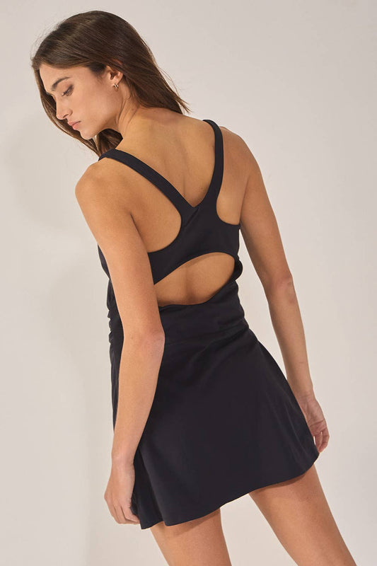 Cutout Back Sporty Dress
