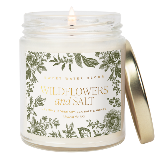 Wildflowers & Salt 9 oz Soy Candle