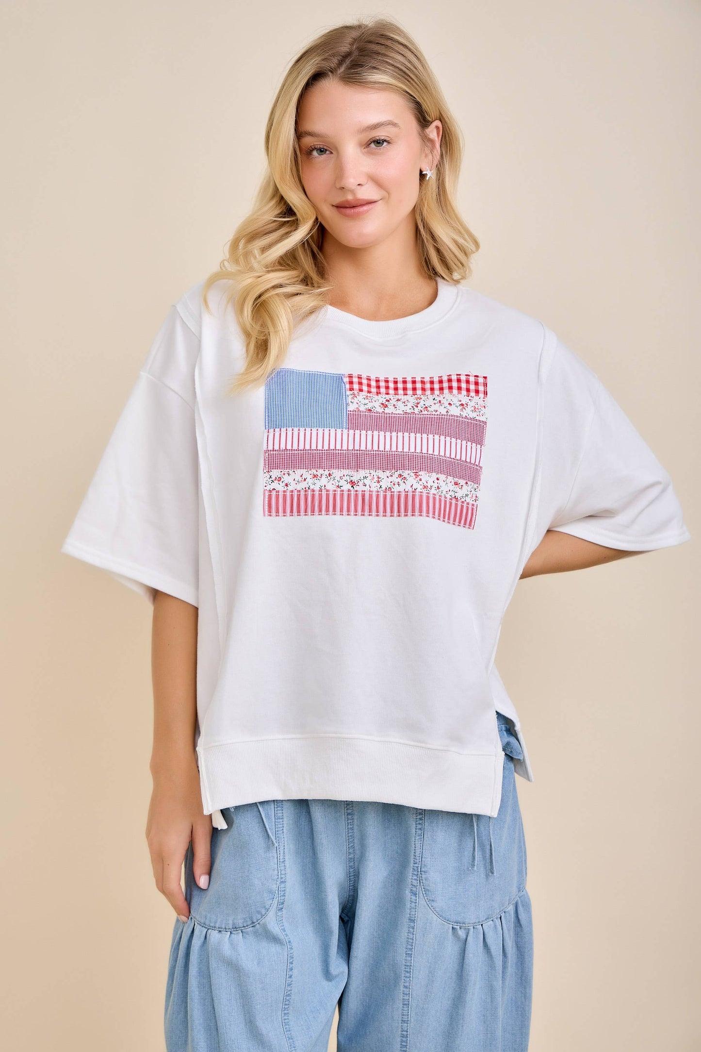 Patchwork Americana Sweatshirt