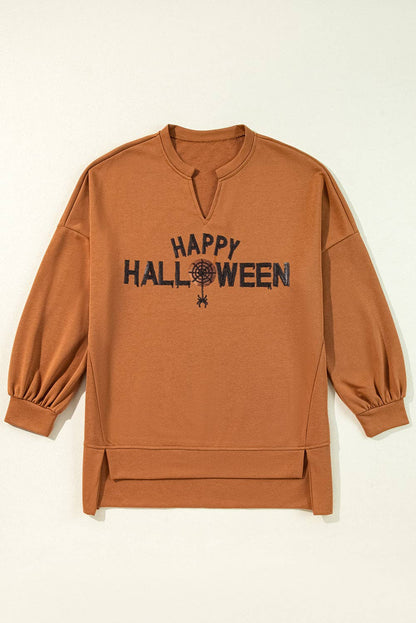 Happy Halloween Sequin Top