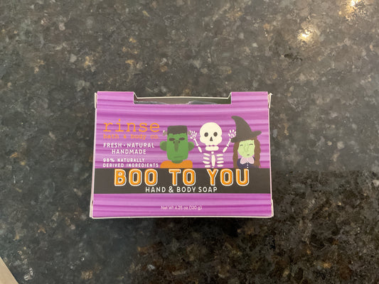 Rinse Boo to You Soap