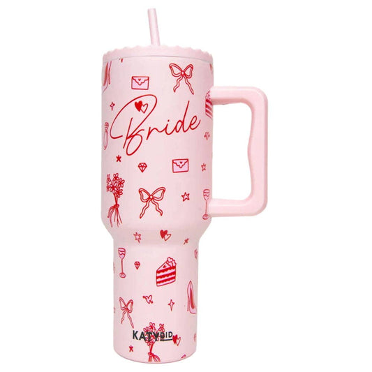 Bride Red Drawings Drink Wholesale Tumbler