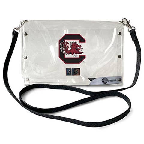 NCAA South Carolina Gamecocks Clear Envelope Purse