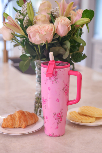 Blushing Blooms Tumbler