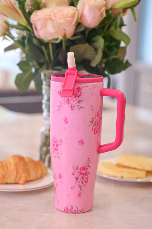 Blushing Blooms Tumbler