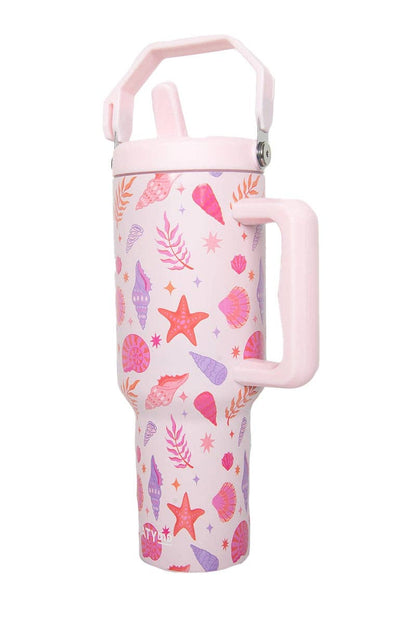 Beach Seashells Drink Tumbler