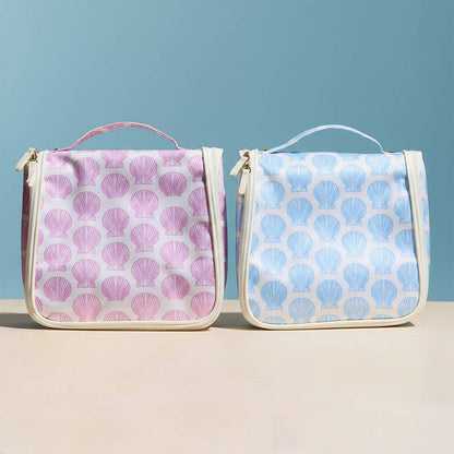 Shell Pattern Print Multi Purpose Travel Organizer Bag