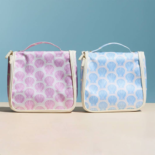 Shell Pattern Print Multi Purpose Travel Organizer Bag