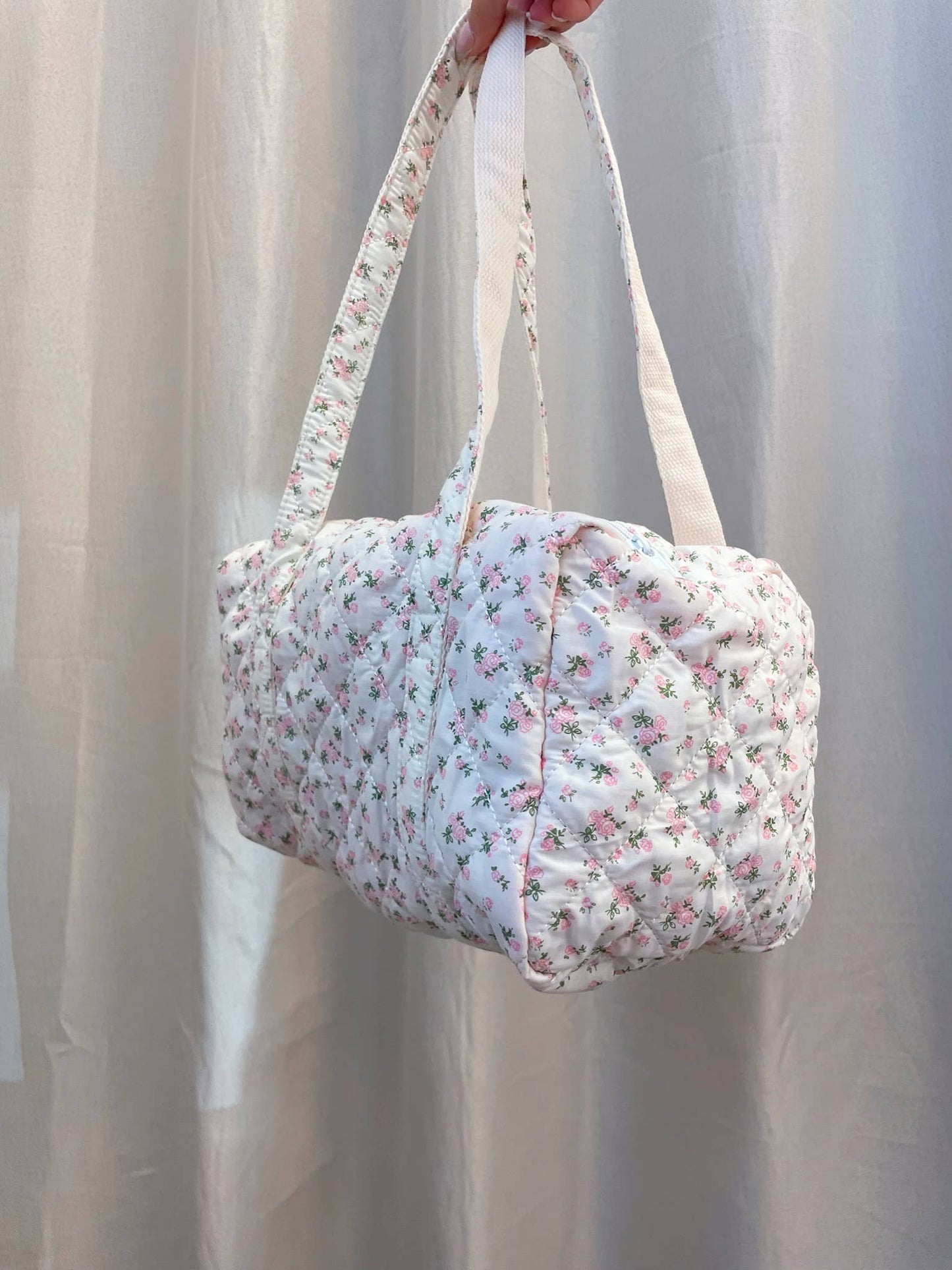 Mini Floral Duffel Bag/Purse
